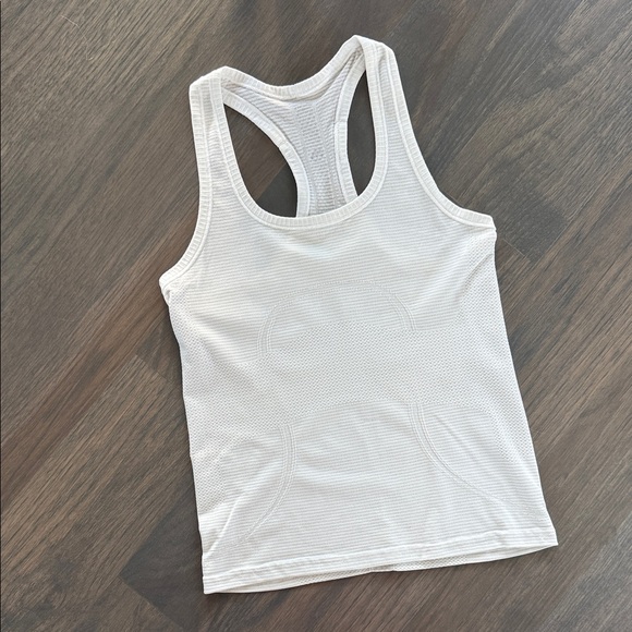 Lululemon Swiftly White Racerback Women's Top - Picture 1 of 6